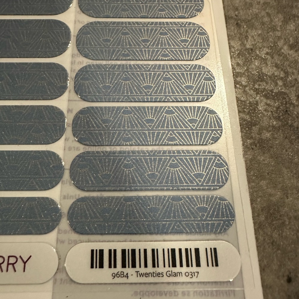 NTW Jamberry Nail Wraps Twenties Glam
